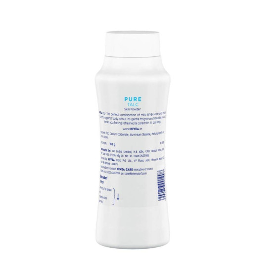 NIVEA Talcum Powder for Men & Women - Gentle Fragrance & Reliable Protection