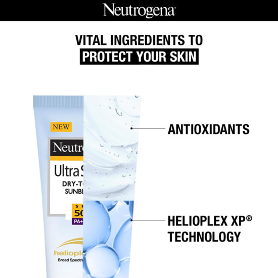 Neutrogena Ultra Sheer Sunscreen SPF 50+ - Broad Spectrum UVA/UVB Protection