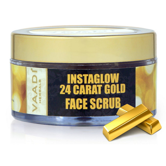 Vaadi Herbals 24 Carat Gold Scrub - Radiant Skin with Sandalwood & Turmeric