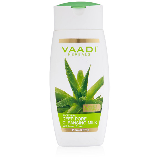 Vaadi Herbals Aloevera Deep Pore Cleansing Milk - Nourishing & Cleansing