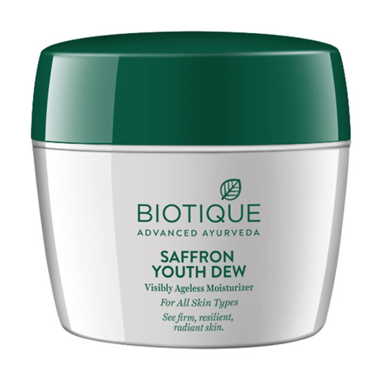 Biotique Saffron Youth Anti-Ageing Cream - 100% Pure Botanical Extracts for Wrinkle Reduction