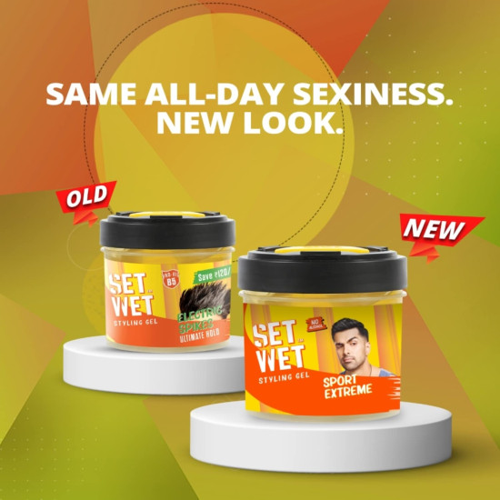 Set Wet Styling Hair Gel for Men - Extreme Hold & High Shine Set Wet Styling Hair Gel for Men - Extreme Hold & High Shine