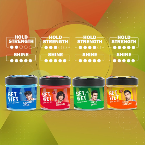 Set Wet Styling Hair Gel for Men - Extreme Hold & High Shine Set Wet Styling Hair Gel for Men - Extreme Hold & High Shine
