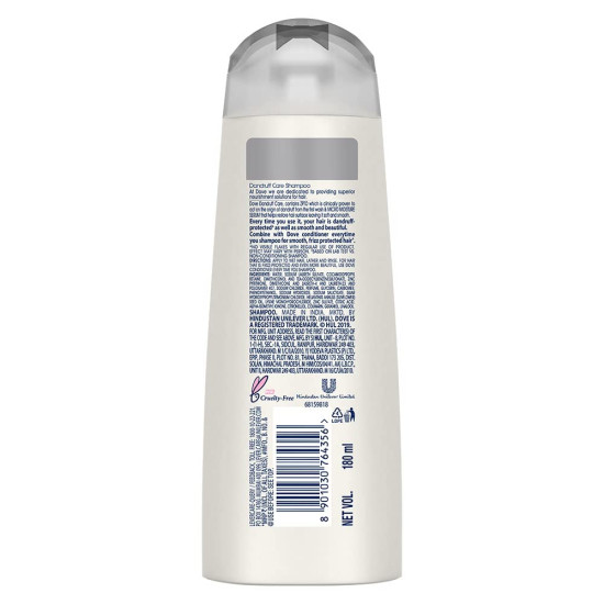 Dove Dandruff Care Shampoo, 180 ml - Flake-Free Hair Solution