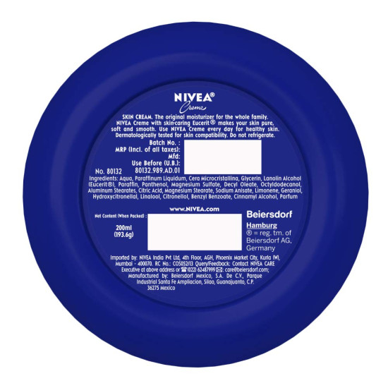 Nivea Creme, All Season Multi-Purpose Cream - Intensive Moisturizer