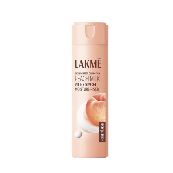 Lakme Peach Milk Moisturizer SPF 24 Sunscreen Lotion - 12 Hour Moisture Lock