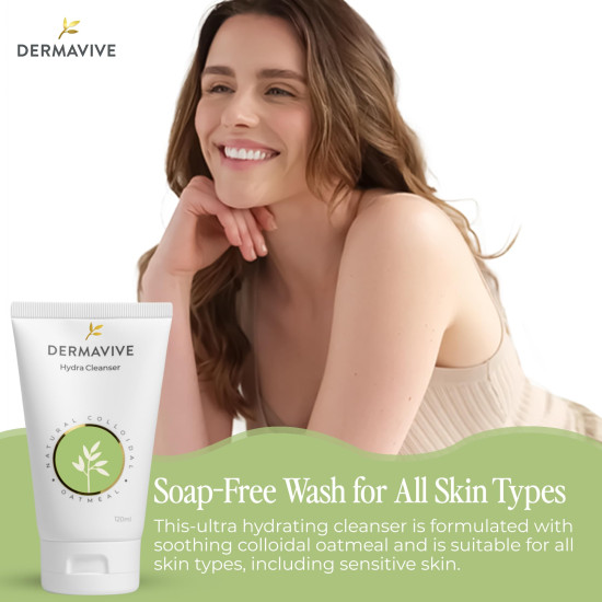 Dermavive Hydra Cleanser - 120 mL
