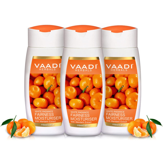 Vaadi Herbals Fairness Moisturiser with Mandarin Extract - Skin Lightening & Moisture Balance