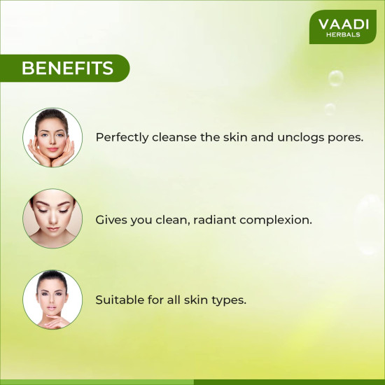 Vaadi Herbals 24 Carat Gold Cleansing Cream - Enriched with Marigold and Wheatgerm Oil