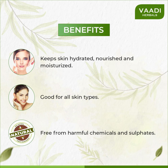 Vaadi Herbals Super Value Perky Peach Soap with Almond Oil - Nourishing Skin Care