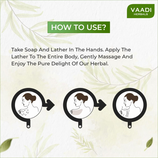 Vaadi Herbals Refreshing Lemon and Basil Soap - Skin Brightening