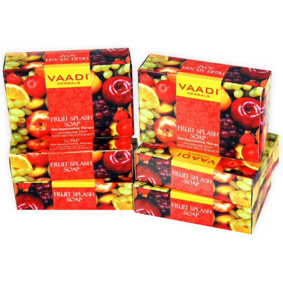 Vaadi Herbals Super Value Fruit Splash Soap - Natural Skin Cleanser