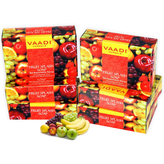 Vaadi Herbals Super Value Fruit Splash Soap - Natural Skin Cleanser