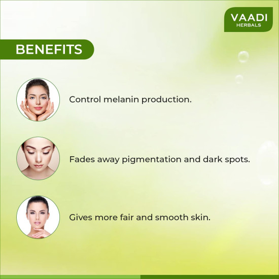 Vaadi Herbals Fairness Cream, Saffron Aloe Vera and Turmeric Extracts - Radiant Skin