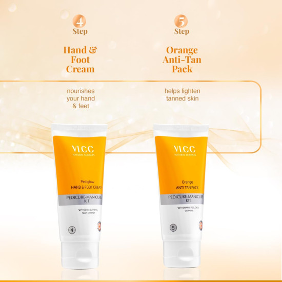 VLCC Pedicure - Manicure Hand & Foot Kit - Softens and Nourishes