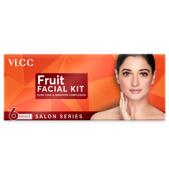 VLCC Salon Series Fruit Facial Kit - At Home Fruit Facial for Radiant Skin