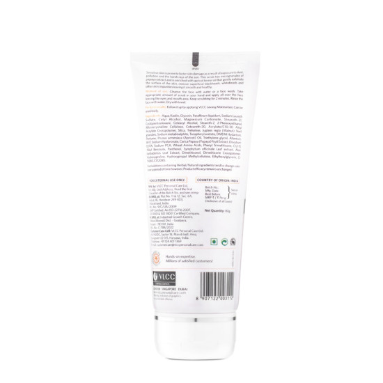 VLCC Papaya & Apricot Face Scrub - Gentle Exfoliation for Sensitive Skin