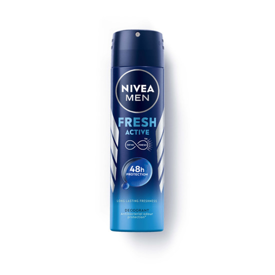 NIVEA MEN Fresh Active Original 48 Hours Deodorant - Long-lasting Freshness
