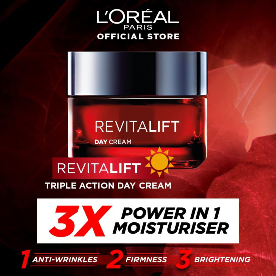 L'Oreal Paris Revitalift Triple Action Day Cream - Anti-Ageing Moisturizer