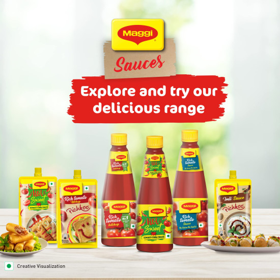MAGGI Hot & Sweet Tomato Chilli Sauce - Perfect Blend of Tomatoes & Chillies