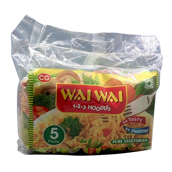Wai Wai Vegetarian 123 Veg Noodles - Ready to Eat Snack