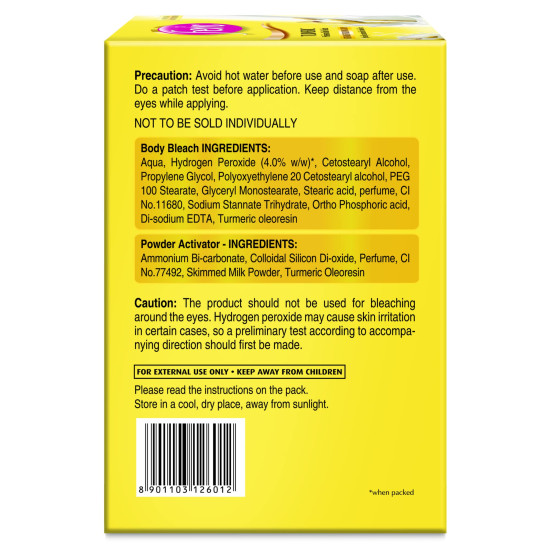 Fem Turmeric Professional Body Bleach - Powerful Skin Lightening with Turmeric Extract