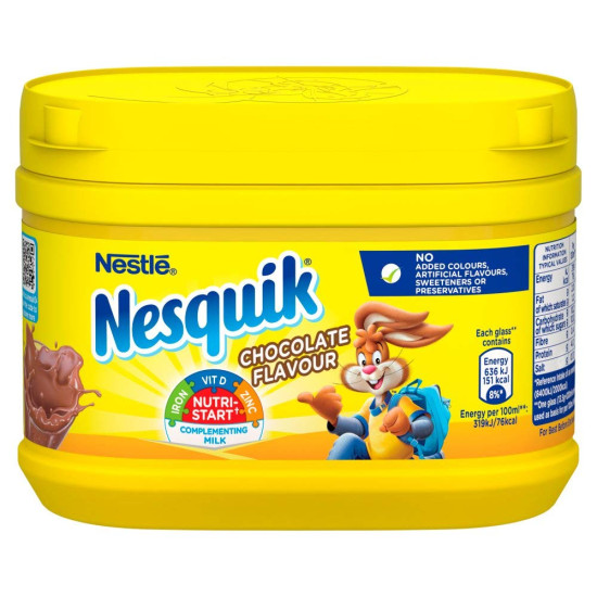 Nesquick Powder, Chocolate, 300g - Fortified with Vitamins & Minerals