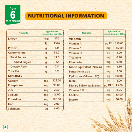 NESTUM Baby Cereal – From 6 to 12 months, Rice, 300g - Nutritious Baby Food