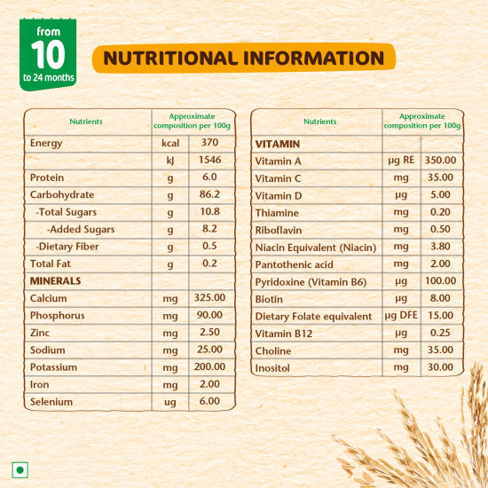 Nestle Nestum Baby Cereal - Rice Fruits (10 to 24 Months) - Nutrient-Rich