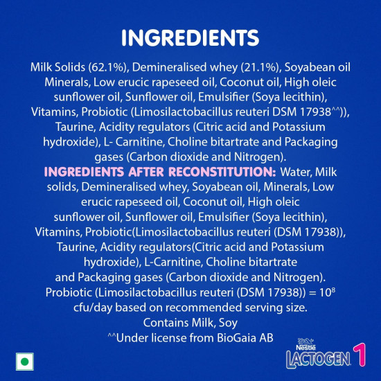 Nestle Lactogen 1 Infant Formula Powder - Probiotic Enriched, 400G