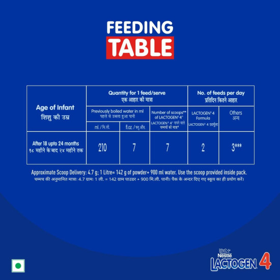 Nestlé Lactogen 4 Follow-Up Formula Powder - Essential Nutrients for Infants