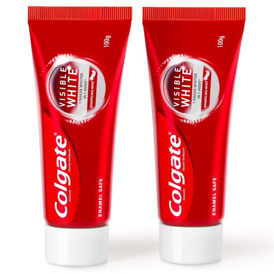 Colgate Visible White Toothpaste 200g - Teeth Whitening in 1 Week Colgate Visible White Toothpaste 200g - Teeth Whitening in 1 Week
