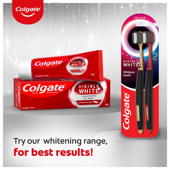 Colgate Visible White Toothpaste 200g - Teeth Whitening in 1 Week Colgate Visible White Toothpaste 200g - Teeth Whitening in 1 Week
