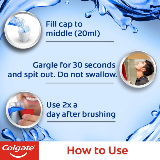 Colgate Plax Antibacterial Mouthwash - 24/7 Fresh Breath