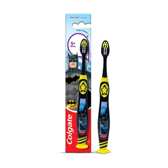 Colgate Kid's Extra Soft Manual Toothbrush - Multicolor, Ideal for 5+ Years