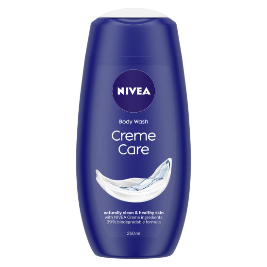 NIVEA Crème Care 250ml Body Wash - For Soft & Moisturized Skin