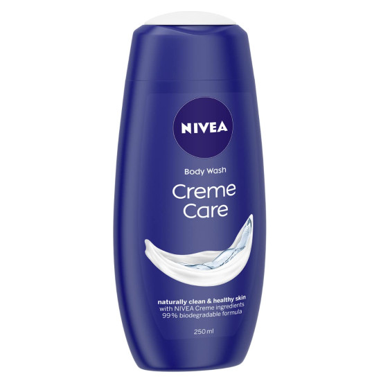 NIVEA Crème Care 250ml Body Wash - For Soft & Moisturized Skin