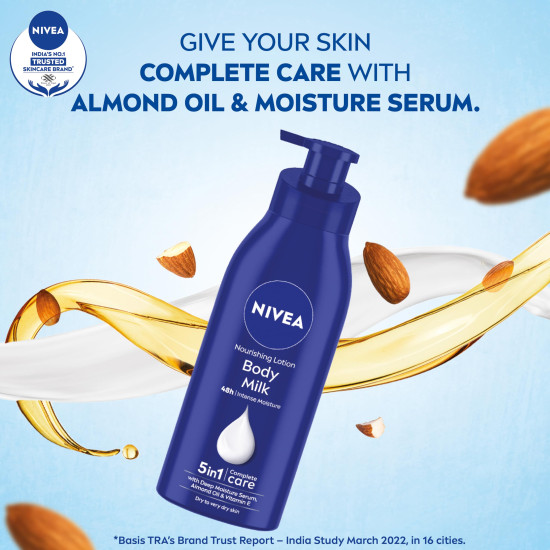 NIVEA Nourishing Body Milk 400ml Body Lotion - 48 H Moisturization