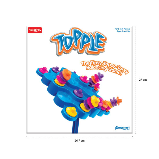 Funskool Games Topple - Strategy Balancing Game for Kids & Family