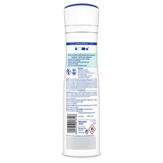 Nivea Women Deodorant - Whitening Sensitive, 48H Protection