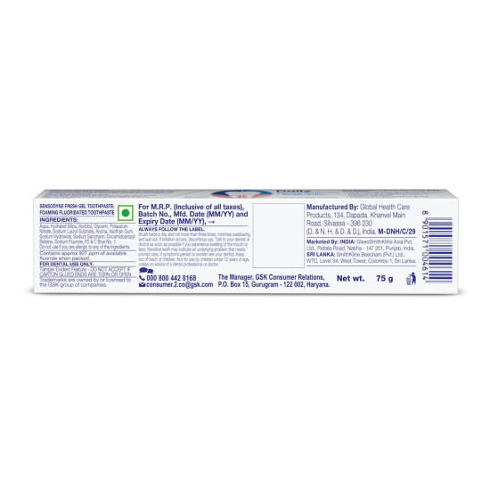 Sensodyne Toothpaste Fresh Gel - Daily Sensitivity Protection
