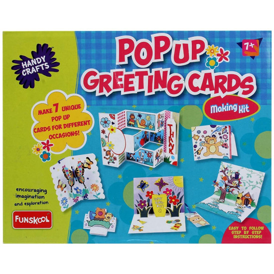 Funskool Handycrafts Pop up Greeting Cards - DIY 3D Cards for Kids
