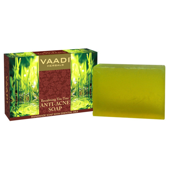 Vaadi Herbals Becalming Tea Tree Soap - Anti Acne Therapy