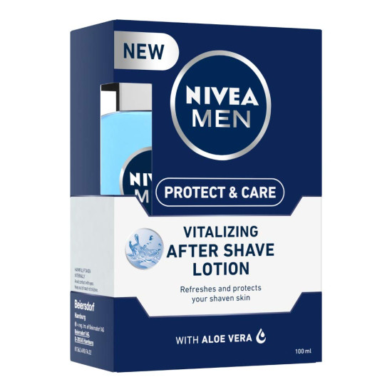 NIVEA MEN Shaving, Protect & Care After Shave Lotion - Vitalizing Post-Shave Care