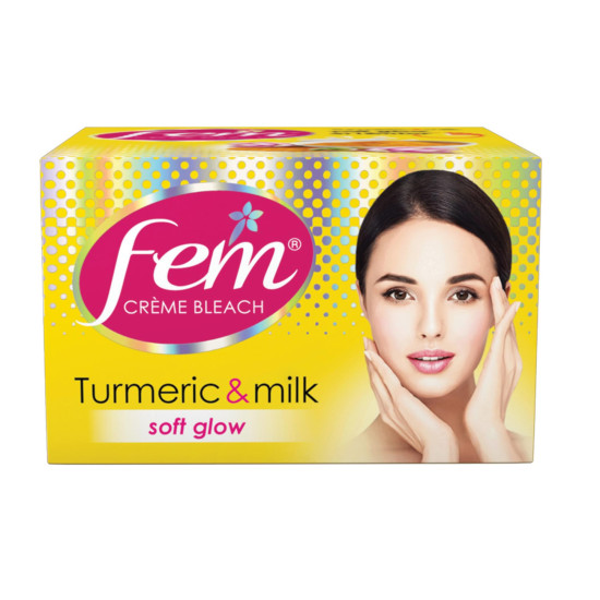 FEM Fairness Turmeric & Milk Crème Bleach - Advanced Skin Brightening System