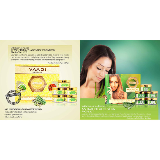 Vaadi Herbals 24 Carat Gold Face Pack - Enriched with Vitamin E & Lemon Peel