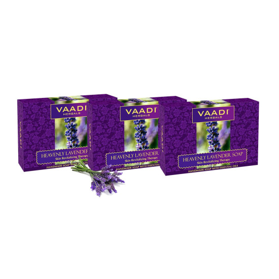 Vaadi Herbals Heavenly Lavender Soap - Skin Hydration & Regeneration