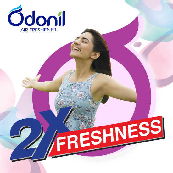 Odonil Bathroom Air Freshener Blocks - Mixed Fragrances for Long-Lasting Freshness