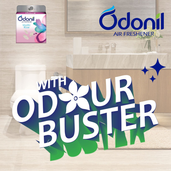 Odonil Bathroom Air Freshener Blocks - Mixed Fragrances for Long-Lasting Freshness