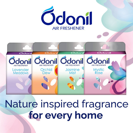 Odonil Bathroom Air Freshener Blocks - Mixed Fragrances for Long-Lasting Freshness